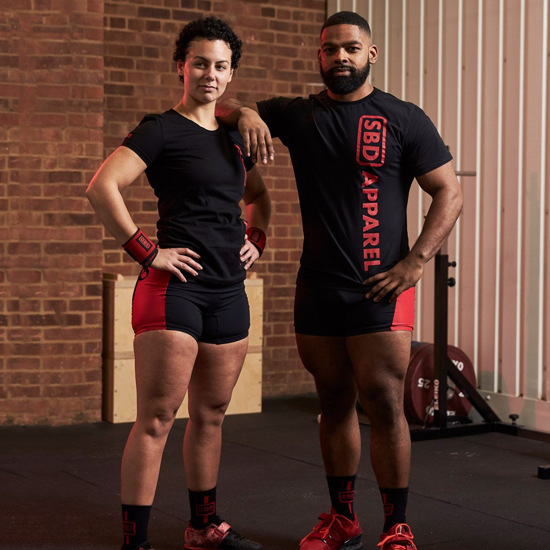 SBDApparel's tweet photo. Classic style. The original colours. The SBD classic red and black range is available year round.
#SBDApparel #IPFApproved #Powerlifting #Weightlifting #Strongman https://t.co/zJsaIoQRYk