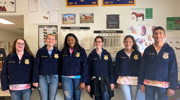 MarcusFFA's tweet photo. We had a great time at the State Fair yesterday for ag awareness! As well some of our green hands and chapter members got their FFA official jacket so exciting for them! https://t.co/F1gF2lxxDr