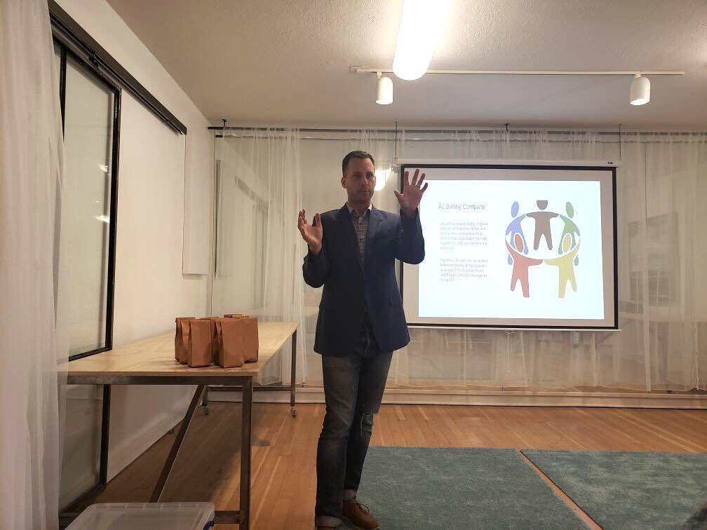 UAZInnovation's tweet photo. A successful morning at @startuptucson Coffee! #IdeaFunding finalists practiced one last time before their final pitches on October 17 at 12:00 p.m. in the Tucson Convention Center. Register today! https://t.co/lVvEex6axN https://t.co/j1BC8CAJEM