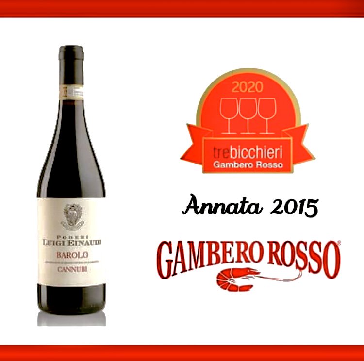 ⭐️tre bicchieri⭐️ 2015 Poderi Luigi Einaudi Cannubi Barolo⭐️ Congratulations Einaudi on yet another spectacular vintage! 👌
.
.
.
.
#barolo #piedmonte #nebbiolo #italianwine #italy #gamberorosso #trebicchieri #delicious #cannubi #goosebumpwine