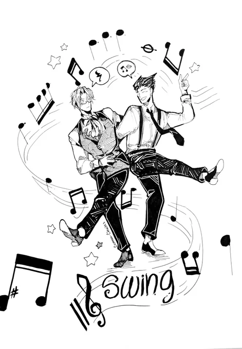 Day 9! ^^
Swing! :D

#Inktoberday9 #AceAttorney #CCArt #Inktober 