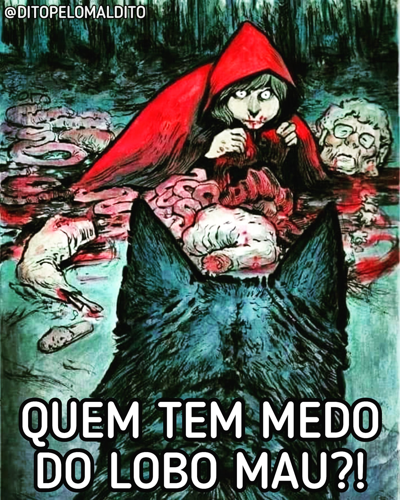 Chapeuzinho Vermelho e o Lobo Mau #chapeuzinhovermelho #lo…