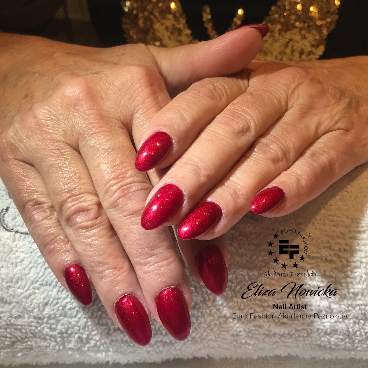 Nail Fashion Lash Brow Fashion Red Beauties By Eliza Acrylic Extensions Made With Prohesion Nail Sculpting Powder Elegant Pink Gelish Soak Off Gel Polish Color Queen Of Hearts