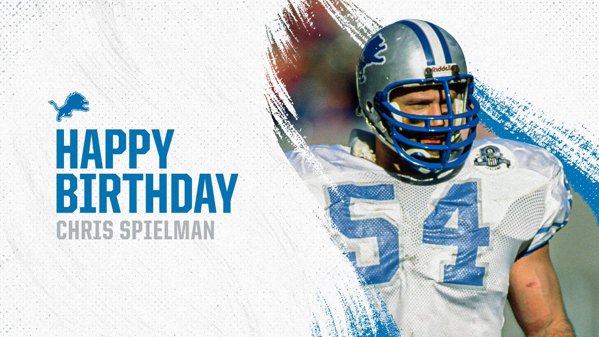 Lions's tweet photo. Happy Birthday Chris Spielman! 
@chris_spielman https://t.co/S88ivYRjXa