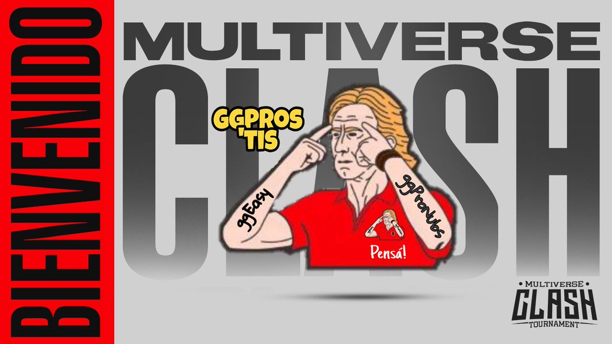 (52/64)

Con su mascot logo del clásico "Pensá" de Ricardo Gareca, llega <a href="/ggFamily7/">ggPros'tis™️</a> desde Perú, proveniente de la fusión de dos equipos, a intentar llegar lo mas lejos posible, ¡mucha suerte! 👥🇵🇪

#PensáPerdéPensáGaná