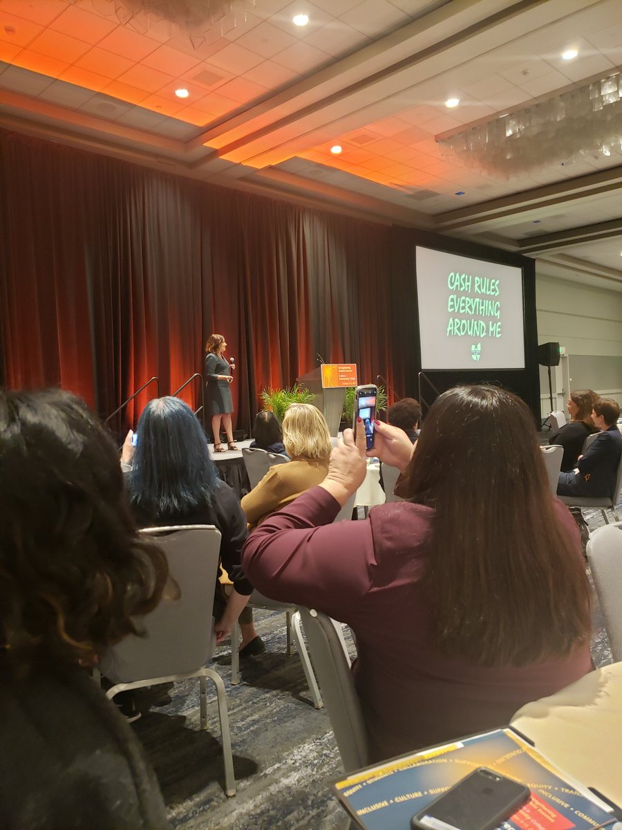 JulianWest44's tweet photo. #cashruleseverythingaroundme
At the Strengthening Student Success Conference! Dr Sara Goldrick-Rab just quoted the Wu Tang Clan! Love it! https://t.co/SeORjbAbF8