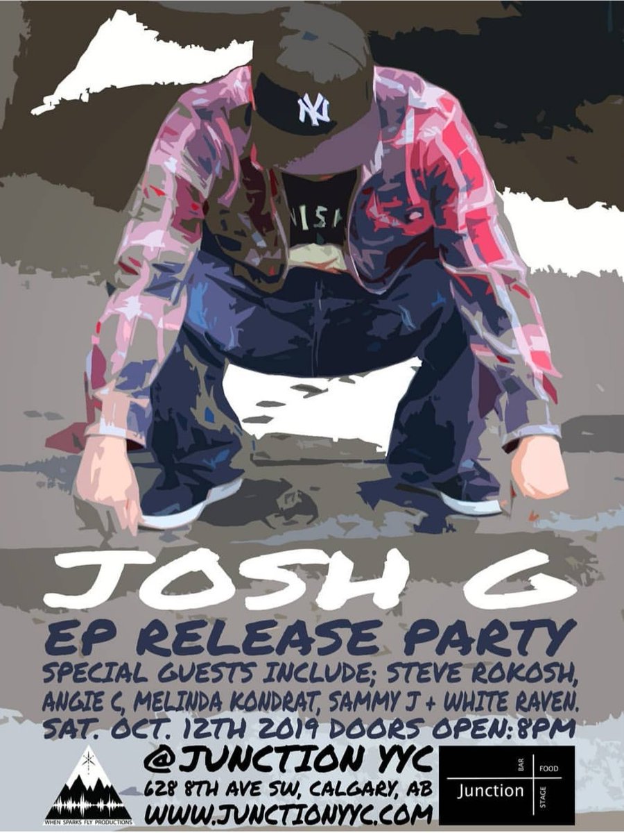 realgeraldauger's tweet photo. This Saturday October 12th at the Junction YYC!!! #Creator #joshg #steverokosh #angiec #melindakondrat #sammyj #whiteraven #junctionyyc #eprelease #yyc #october12yyc https://t.co/OsRZzAL5KZ