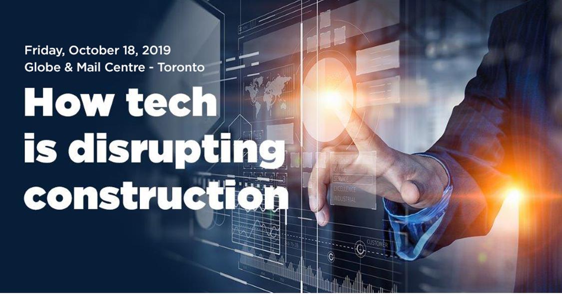 The 2019 CanaData Conference is just over a week away.  Don't miss you opportunity to learn how technology is disrupting the construction industry.  Details at canadata.com #canadata19 #construction #conference #canadata