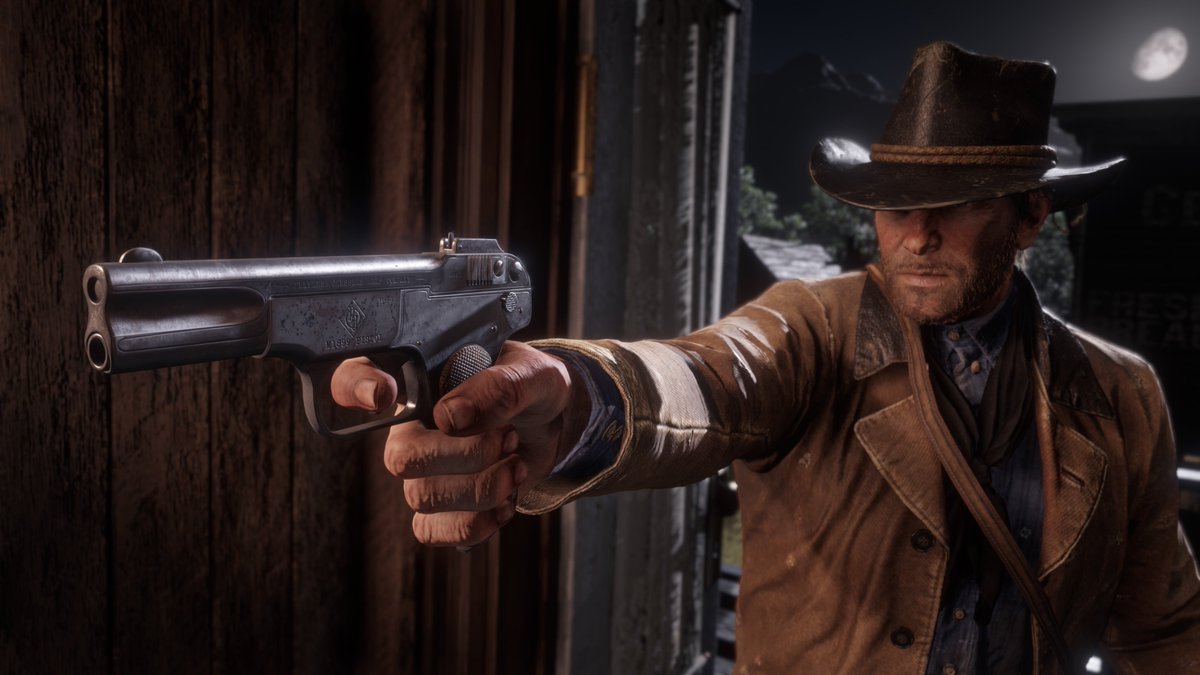 NVIDIAGeForce's tweet photo. 🖥
🖱⌨
  🤠💚

The first ever PC screenshots (and system specs) for Red Dead Redemption 2 have been revealed!

Saddle up → https://t.co/qcwFBOVFdZ https://t.co/nuBZF5K9Wh