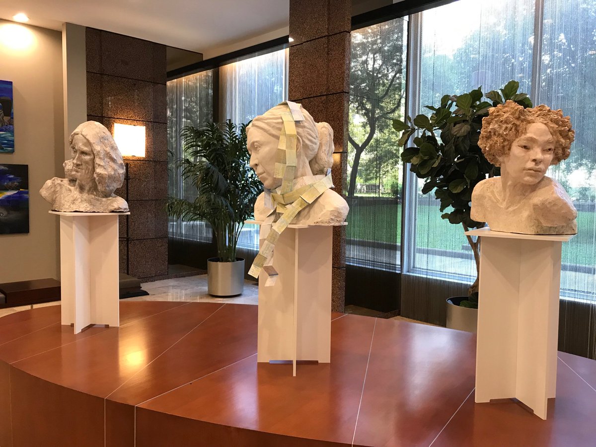 HellmanNina's tweet photo. My sculptures on display at 185 West End Avenue through October https://t.co/bu7YWyPvo8