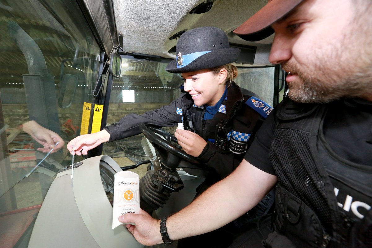 Rural crime prevention top tip.
Security mark valuables, tools and machinery with a marking kit. At the least register serial numbers on immobilise.com and keep photos in case of theft. It helps us get your property back to you #ruralcrimeweek