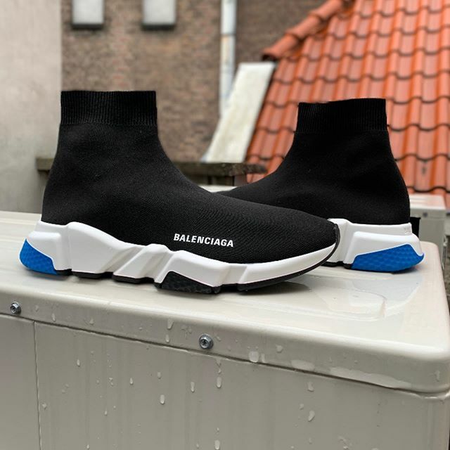 Balenciaga Metallic Speed Sneakers Farfetch