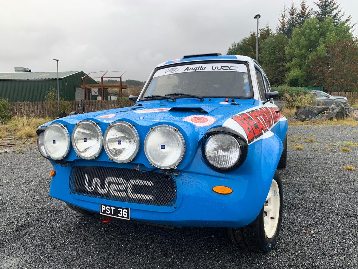 RallyMull's tweet image. Now THIS is what you call you a Zero Car!!! 

Allan Mackay's awesome Ford Anglia 105E WRC 💪

@BobbyBeatsons | @EventScotNews | @FordPerformance | #MullRally