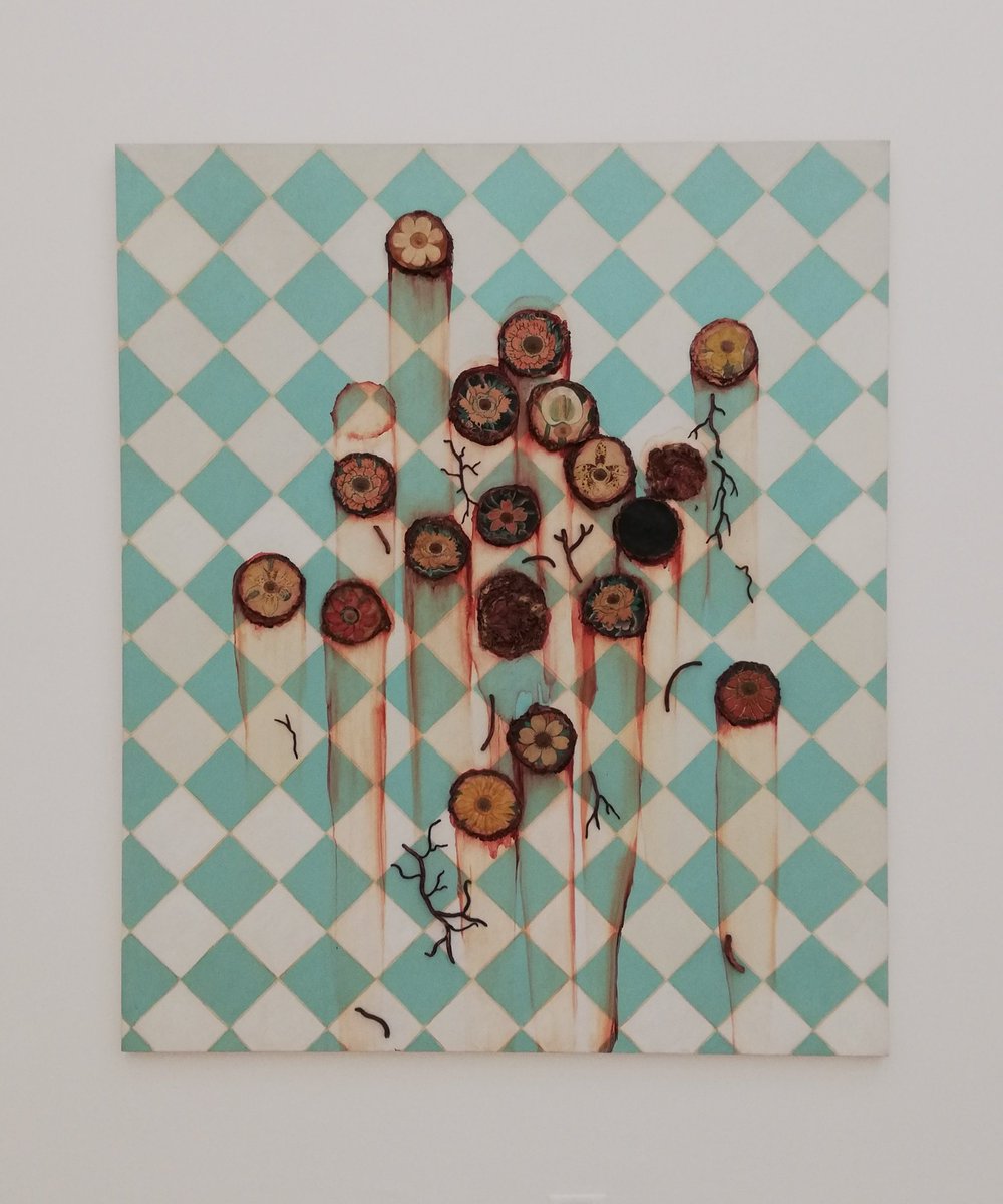_GarLin_'s tweet photo. Muy buena exposición de Adriana Varejão en @museotamayo, hacia tiempo que una obra plástica tan visceral nos hablara de nuestro contexto e historia. Ojalá se presentará más atención a latinoamerica. 

Lo único malo es que es muy corta. https://t.co/n66MMdmHPI