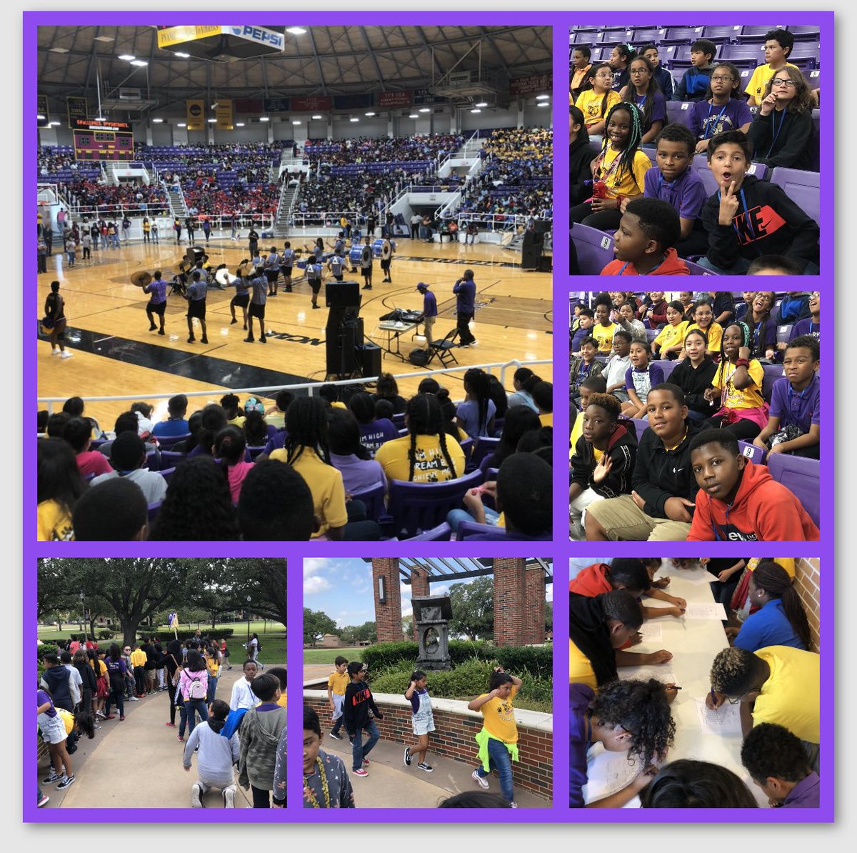 KariDierks's tweet photo. ⁦@ParkerESAldine⁩ panthers 🐆 where in the HOUSE and were part of the ⁦@PVAMUPanthers today! #collegebound #PESpassport2success #firstcollegevisit https://t.co/7cLVwql8dS