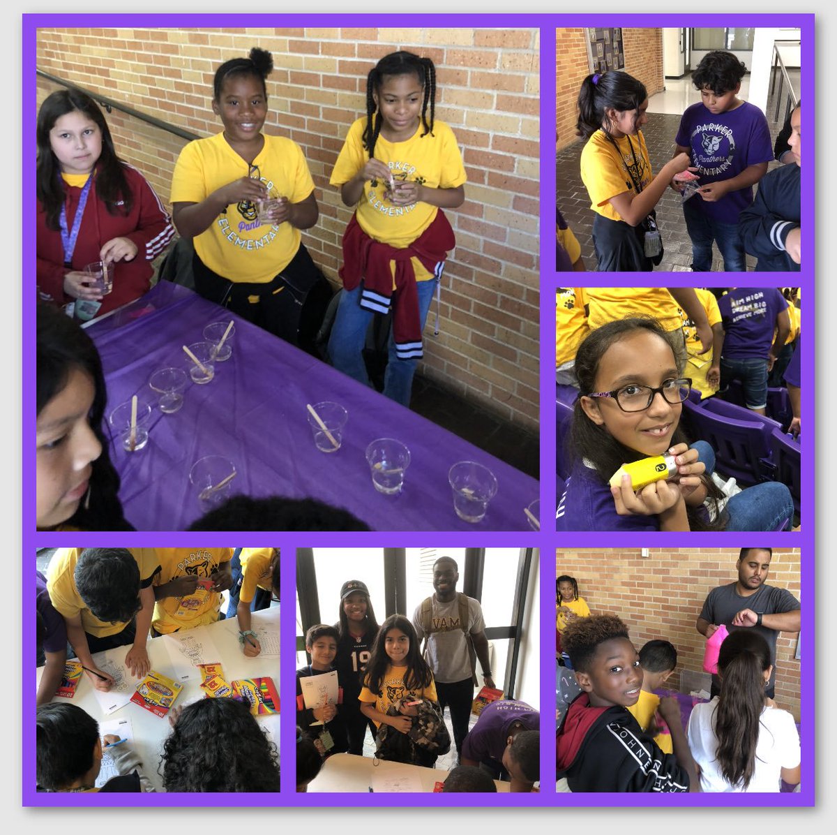 KariDierks's tweet photo. ⁦@ParkerESAldine⁩ panthers 🐆 where in the HOUSE and were part of the ⁦@PVAMUPanthers today! #collegebound #PESpassport2success #firstcollegevisit https://t.co/7cLVwql8dS