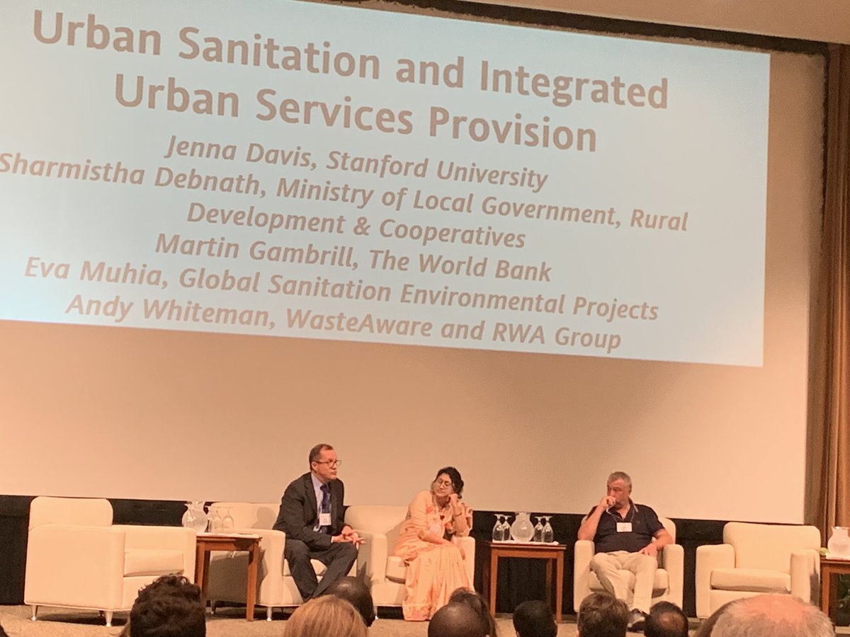 RuthK_W's tweet photo. @eddyperez1209 highlights that City Wide Inclusive Sanitation creates a profound paradigm shift making city authorities accountable for providing services to all, not just those within their mandate.  @WorldBankWater https://t.co/qk4QunZuPN