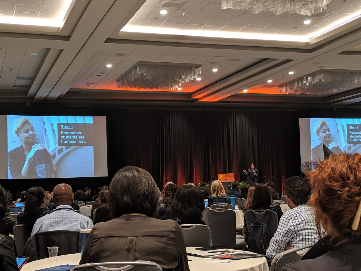stacyateeters's tweet photo. The most simple, but most important thing to remember: "Students are humans first."
@saragoldrickrab #RealCollege #RealCollegeCalifornia #SSSC2019 https://t.co/EIddoLQxzV