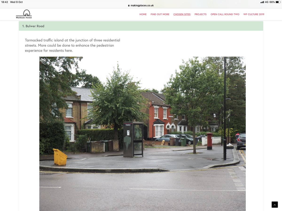 Labourstone (@labourstone) on Twitter photo <a href="/wfcouncil/">Waltham Forest Council</a> @WFculture19 #MakingPlaces #LeytonstoneE11
Location- Traffic Island incl redundant & abused #phonebox Junc. of #BulwerRd #SouthwestRd #DraytonRd
£40K avail. to transform this space. <a href="/woodstreetwalls/">Wood Street Walls, Mural Painters & Public Art</a> <a href="/TheStoneSpace/">Stone Space Gallery</a> <a href="/E11_Festival/">Leytonstone Festival</a> <a href="/Leytonstone_Art/">LeytonstoneArtsTrail</a>
makingplaces.co.uk/open-call <a href="/wfcouncil/">Waltham Forest Council</a> @WFculture19 #MakingPlaces #LeytonstoneE11
Location- Traffic Island incl redundant & abused #phonebox Junc. of #BulwerRd #SouthwestRd #DraytonRd
£40K avail. to transform this space. <a href="/woodstreetwalls/">Wood Street Walls, Mural Painters & Public Art</a> <a href="/TheStoneSpace/">Stone Space Gallery</a> <a href="/E11_Festival/">Leytonstone Festival</a> <a href="/Leytonstone_Art/">LeytonstoneArtsTrail</a>
makingplaces.co.uk/open-call