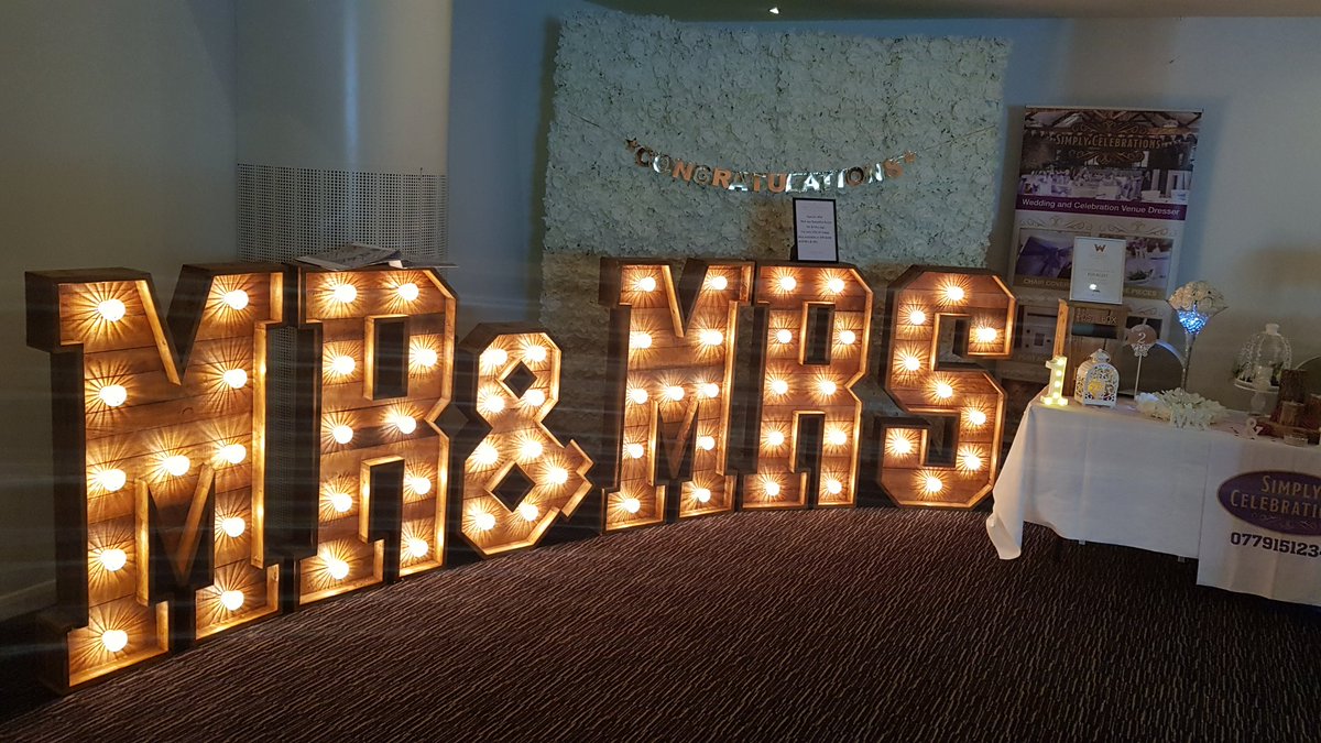 Brand new Mr &amp; Mrs ready for hire...
Contact simply celebrations to book.
#rustic  #weddingdecor #weddingday #Engagementparty #venuedressing #MrandMrs