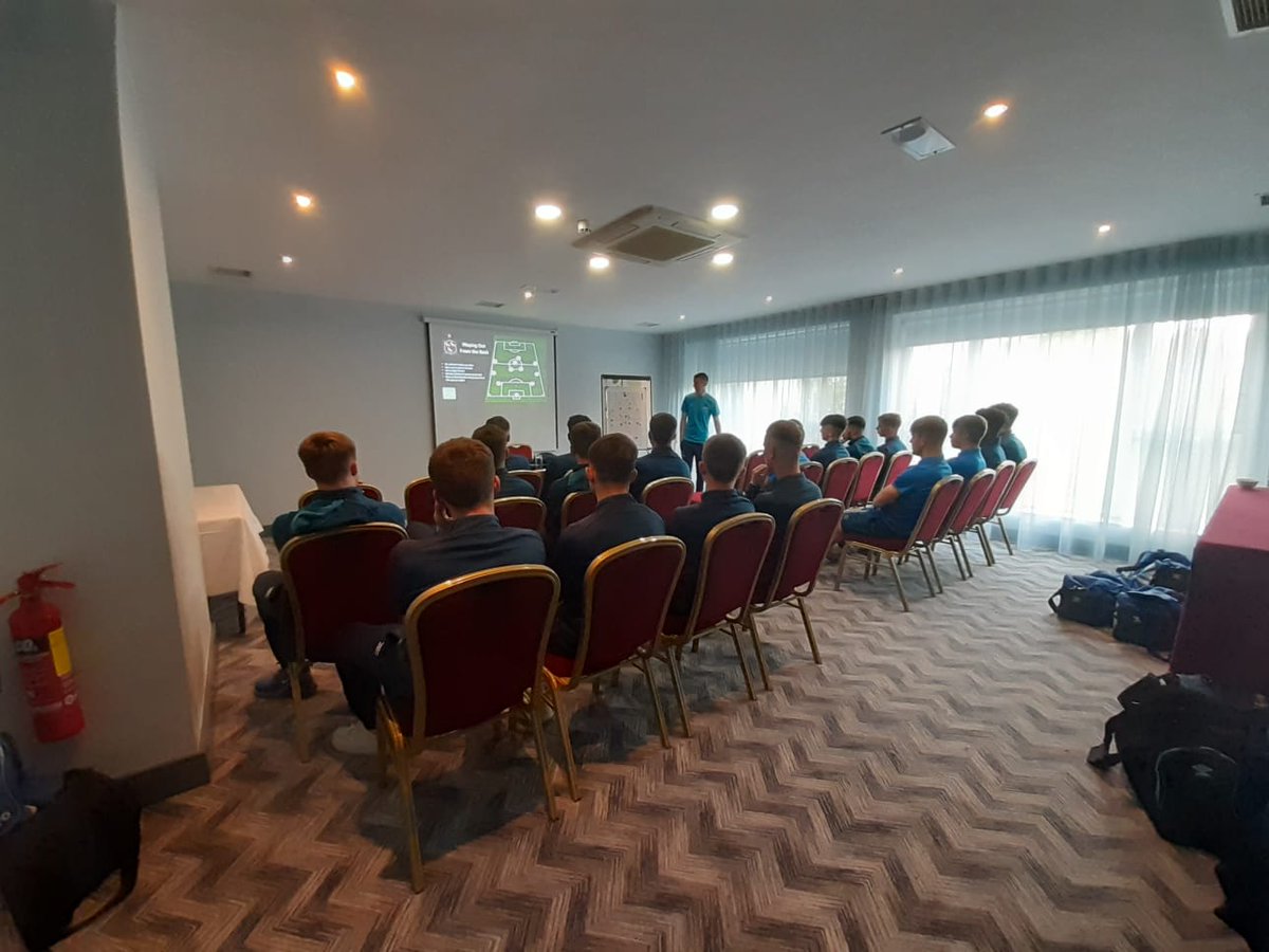 AcademyWFC's tweet photo. Last weekend our U19s had their match preparation and pre-game meal in @VikingHotelWF who are proud sponsors of the Academy. Many thanks to Darren and all the staff #WeAreWaterford #WFC #SupportWorks https://t.co/560LjZCh25
