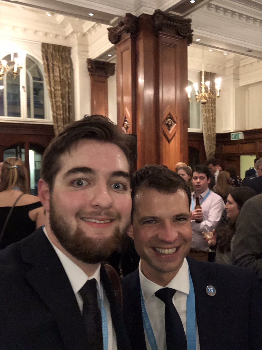 Last week at #CPC19 our YC chair <a href="/nat_eck/">Nathan Eckersley</a> met with Conservative Party Chairman <a href="/JamesCleverly/">James Cleverly🇬🇧</a> and the Vice Chairman for Youth @AndrewBowieMP.  He discussed with them the work we have been doing and how we energise young people across Tameside with the Prime Minister’s message.