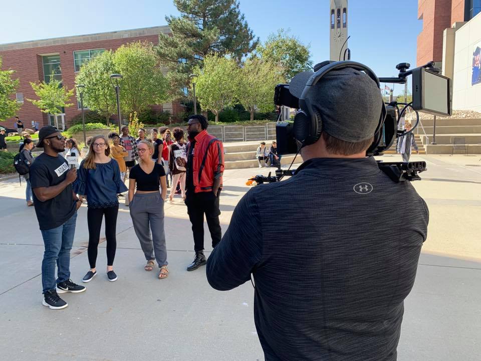 SleightAd's tweet photo. We had a fun yesterday at UNO with Centris Federal Credit Union and Power1069! We shot a social series called “This is Adulting” and asked students questions about finances - we got some interesting responses 😉 https://t.co/ULdphjOrWN