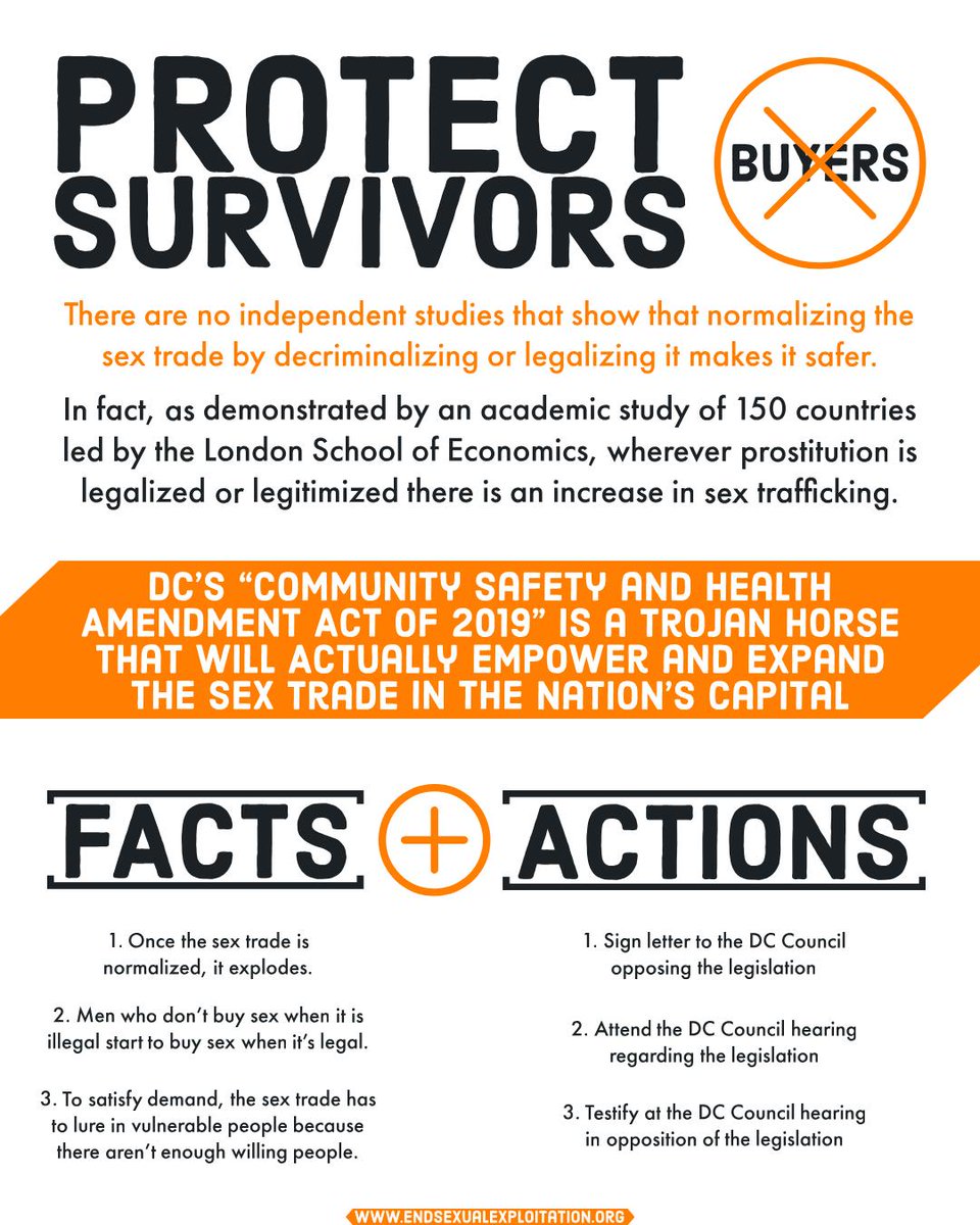 Wondering why over 200 sex trade survivors signed an open letter asking the <a href="/councilofdc/">Council of DC</a> to #Stop318DC? 

They want <a href="/charlesallen/">Charles Allen</a> <a href="/AnitaBondsDC/">Anita Bonds</a> <a href="/JackEvansWard2/">Jack Evans</a> <a href="/marycheh/">Mary M. Cheh</a> <a href="/VinceGrayWard7/">Vince Gray</a> and the rest of the DC Council to know that #FullDecrimHurtsEveryone.

endsexualexploitation.org/articles/dcs-c…