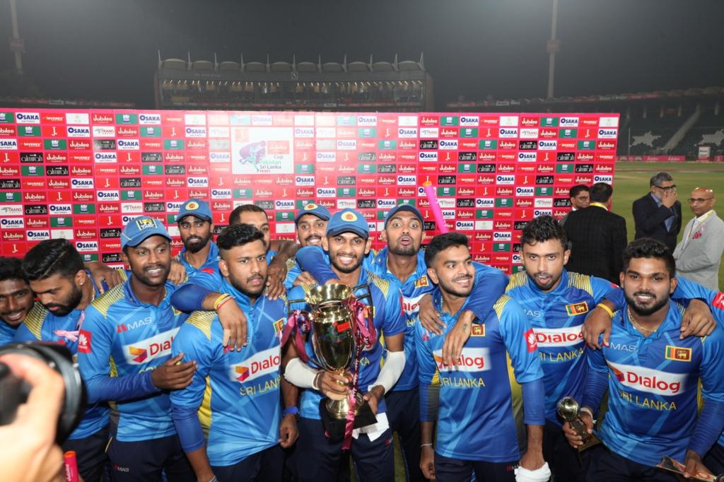 GameSportsMgmt's tweet photo. Many congratulations to @OfficialSLC on winning the series! 

#PAKvSL #SriLanka #T20I #GamePakistan #GAME https://t.co/04JpOLvkXB