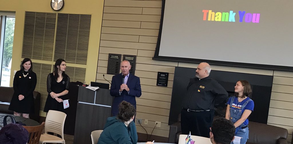 rob_steinmetz's tweet photo. It was great getting to stop by the Raise Your Flag event at MiddlesexCommunity College, CT today. The room was filled, and there was both a celebratory mood and many reminders that the work continues to ensure we are all accepted and embraced by our communities. https://t.co/n8b30NoJjh