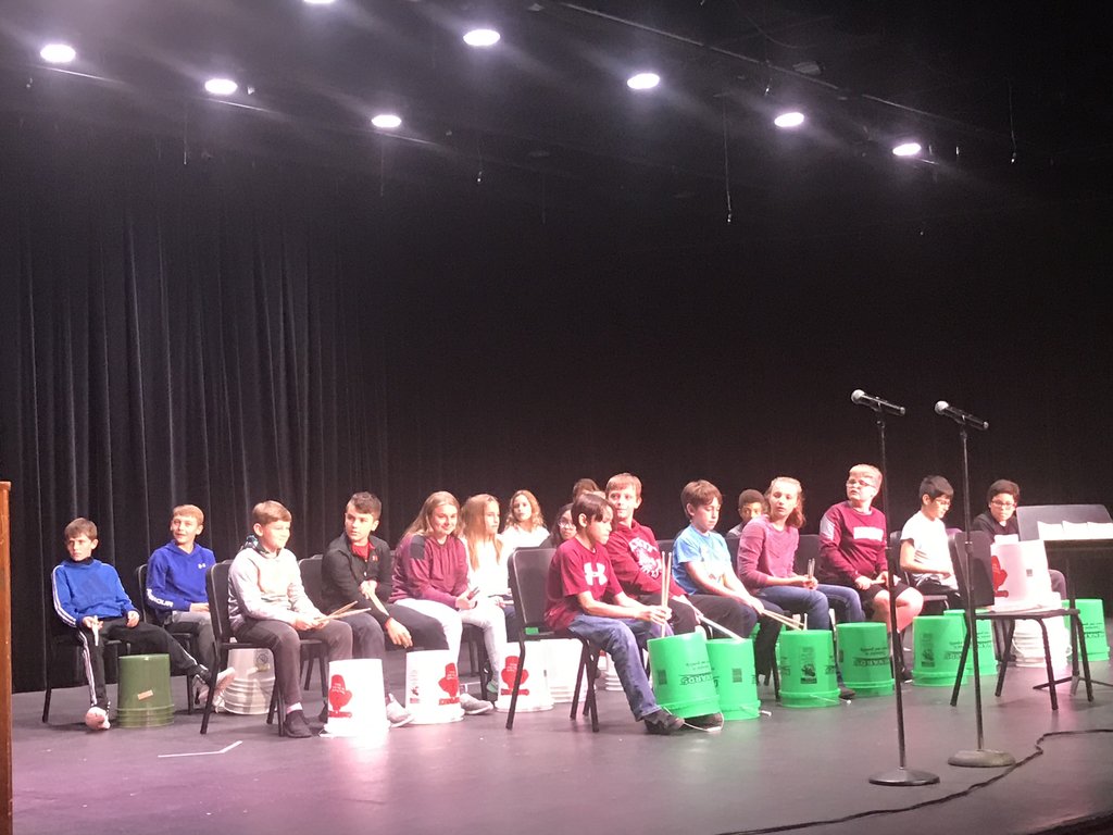 MadisonMSNews's tweet image. 6th Grade music and bucket drummer concert today! Well done students and teachers. Reading and writing music, WOW!