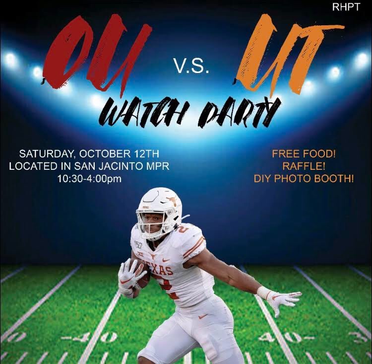 UTRHPT's tweet photo. Can’t make it to Dallas this weekend? Join us in the San Jac MPR #RedRiverShowdown https://t.co/bFPk50FZma
