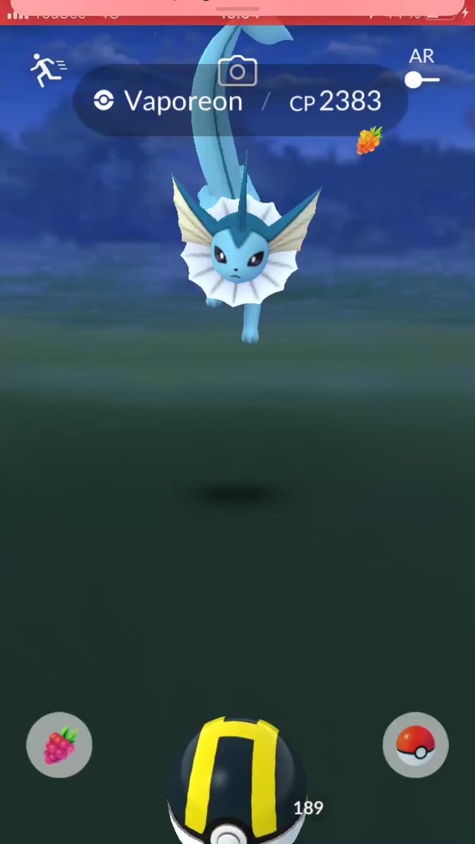 MikkelsenTopper's tweet photo. What a wild catch🤣🤣🤣 #Pogo #Vaporeon https://t.co/mLd8JO2dYw
