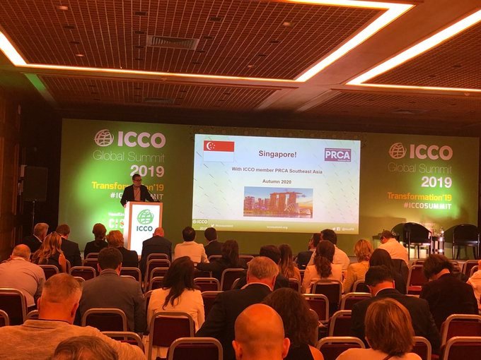 LoreCarreno's tweet photo. Se anuncia el Global Summit de ICCO 2020 en Singapur.  Dice el WEF, que el próximo año las economías de Asia superarán el tamaño del resto del mundo combinado. Momento perfecto para llevar #ICCOSummit a Asia. @PRCA_SEA
@ICCOpr @GWPRMexico https://t.co/0k0DzWPdOK
