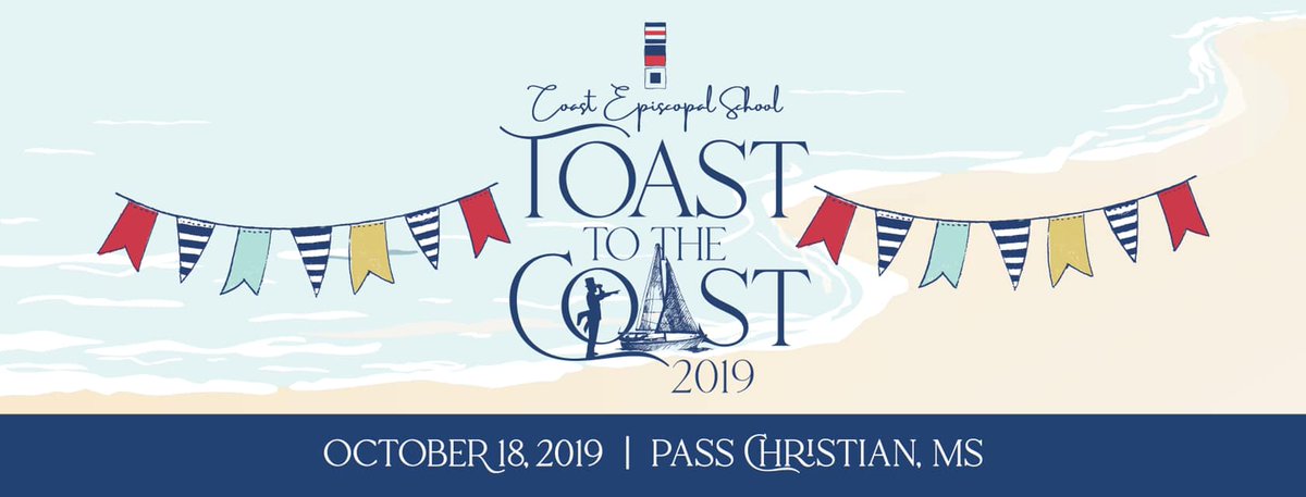 Coast_Episcopal's tweet photo. @Toast2theCoast is almost here! Get your tickets and sponsorships! Auction starts on 10/11 https://t.co/3kLkU1t2hL #myces https://t.co/PQB6Nz2kSZ