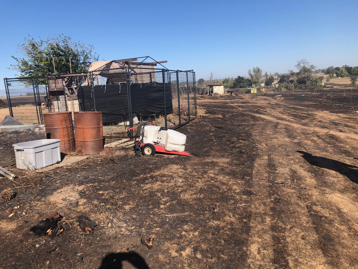 CALFIRETGU's tweet photo. The #CorningFire is 80% contained at approximately 75 acres. Firefight ers remain on scene. #CALFIRETGU2019 https://t.co/otM6iP3gx4