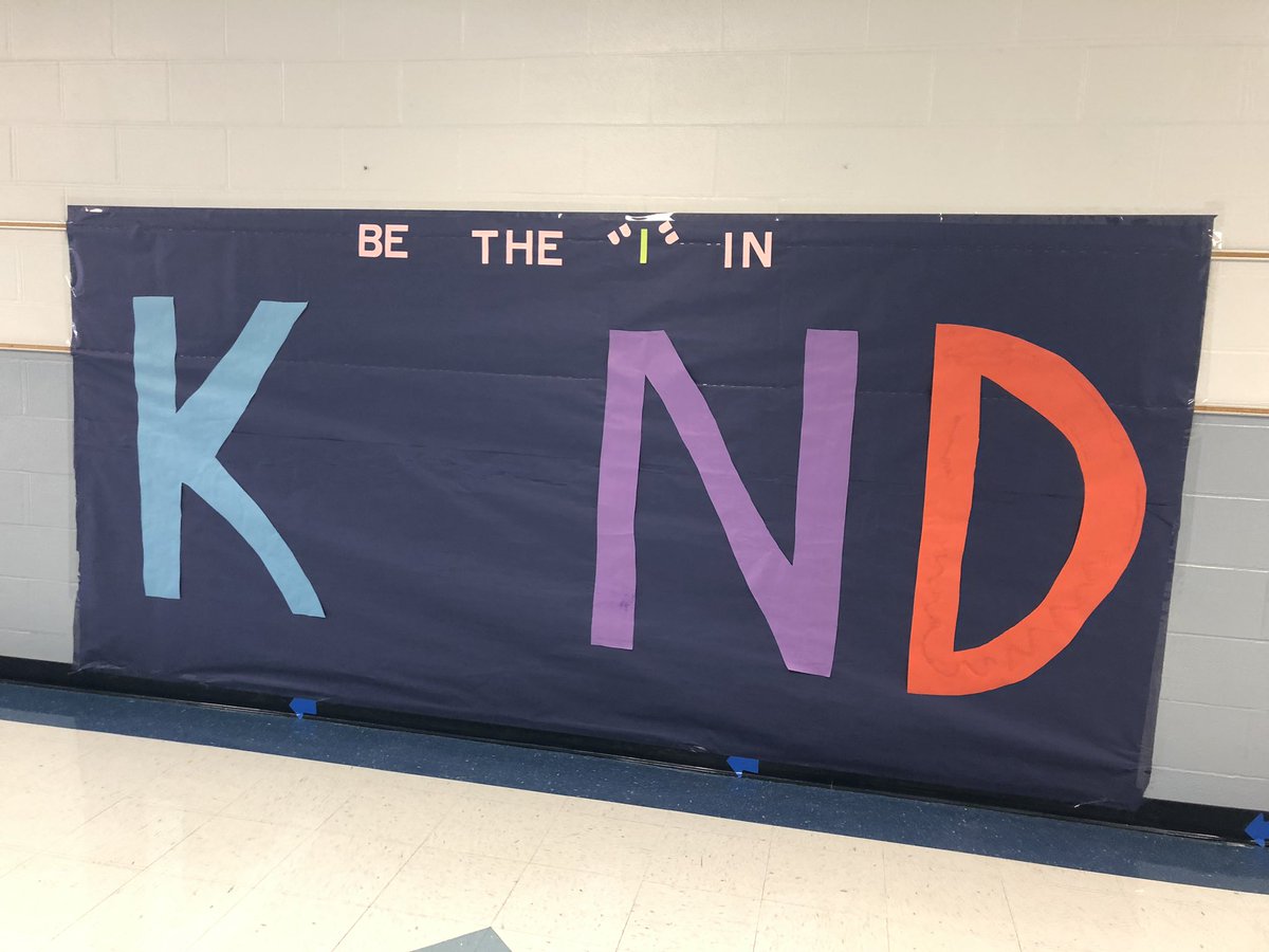 ValerieJNunez's tweet photo. Be the “I” in Kind 💜 @NISDMichael #MichaelLegends https://t.co/JKxMLKrY8e