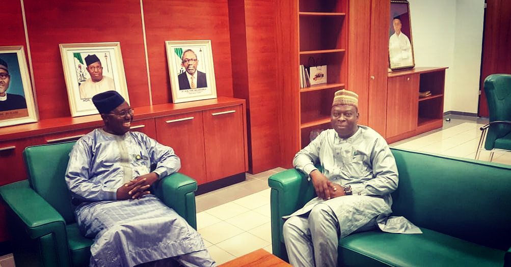 LgKaduna's tweet photo. The Executive Chairman Kaduna North Local Government, Hon. Saleh Shuaibu paid courtesy visit to Hon. Shehu Balarabe, Member Birnin Gwari/Giwa Federal Constituency who double as Vice Chairman House Committee on Federal Road Safety Commission at the @nassnigeria 
09/10/2019 https://t.co/vdNFsI1T0m