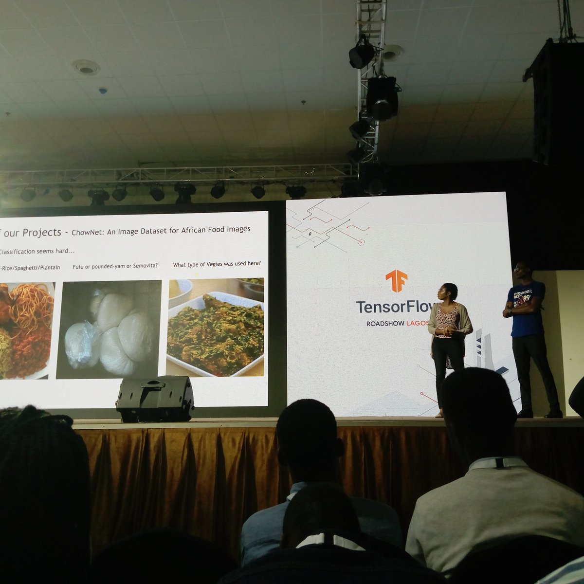 kennydukor's tweet image. Thank you @TensorFlowLagos @aniediudo for giving @AISaturdayLagos the opportunity speak today. 💪💪💪 #TensorFlowRoadShow