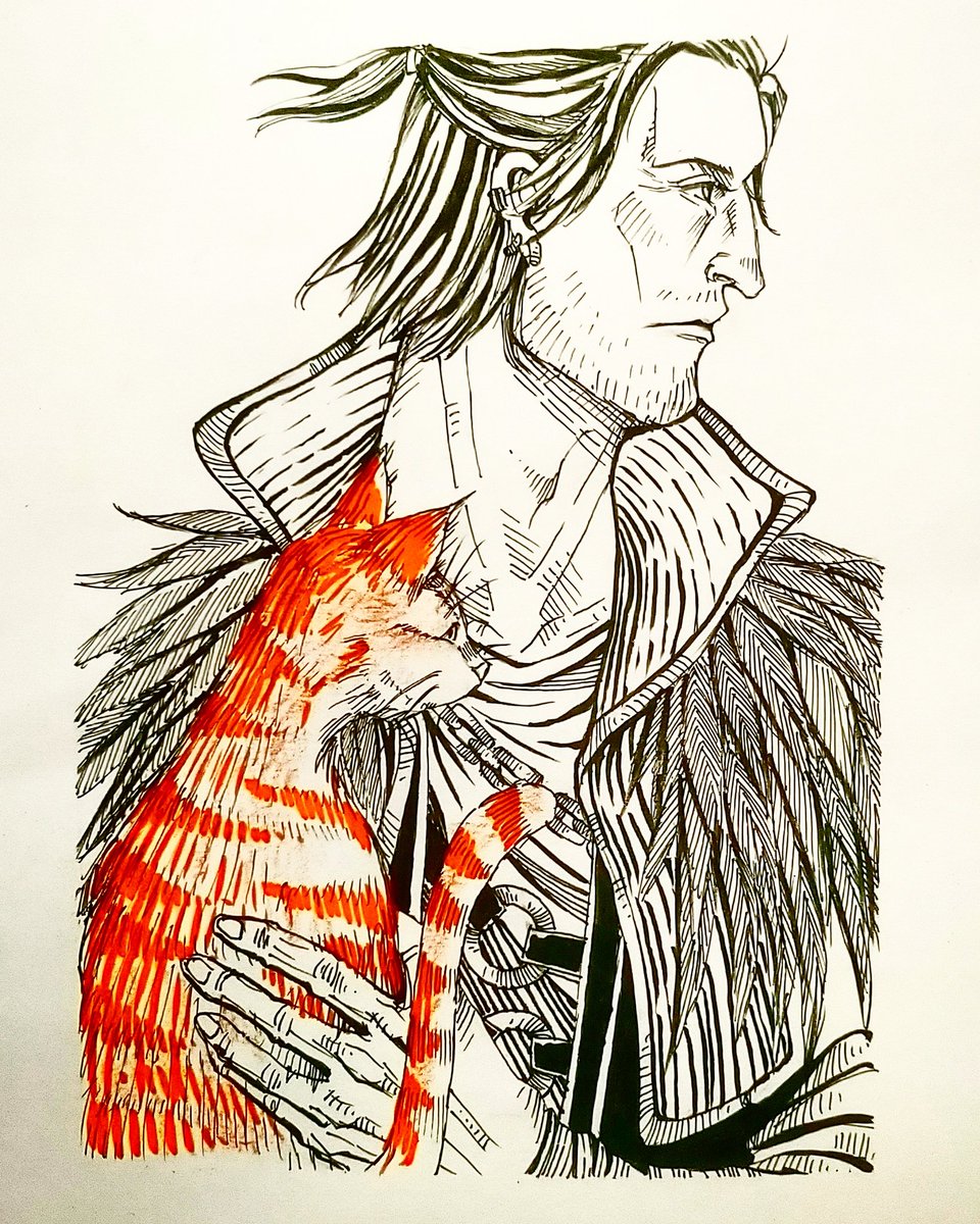 chaosuseremily's tweet photo. Anders. #Inktober2019 #inktober #dragonag #DA2 https://t.co/XiYGBqgTzi