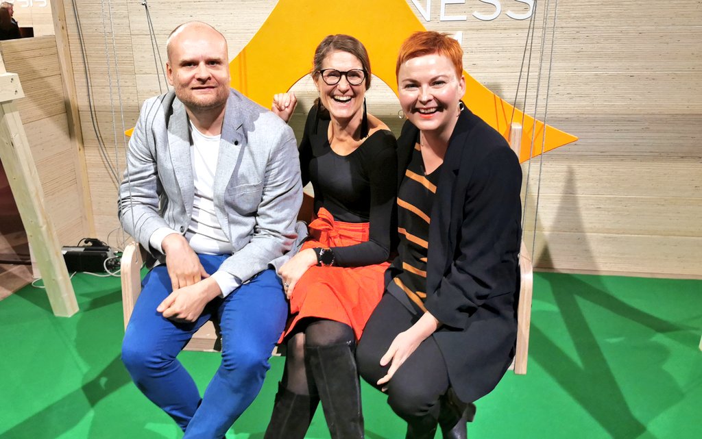 heini_ttaival's tweet image. Tänään Nordic Business Forumissa huippujen @ahjocomms kollegoiden @JanneHuovila ja @JohannaOtranen kanssa. Hyvät teemat tänä vuonna eli kasvu ja innovaatio. #johtaminen #NBForum2019