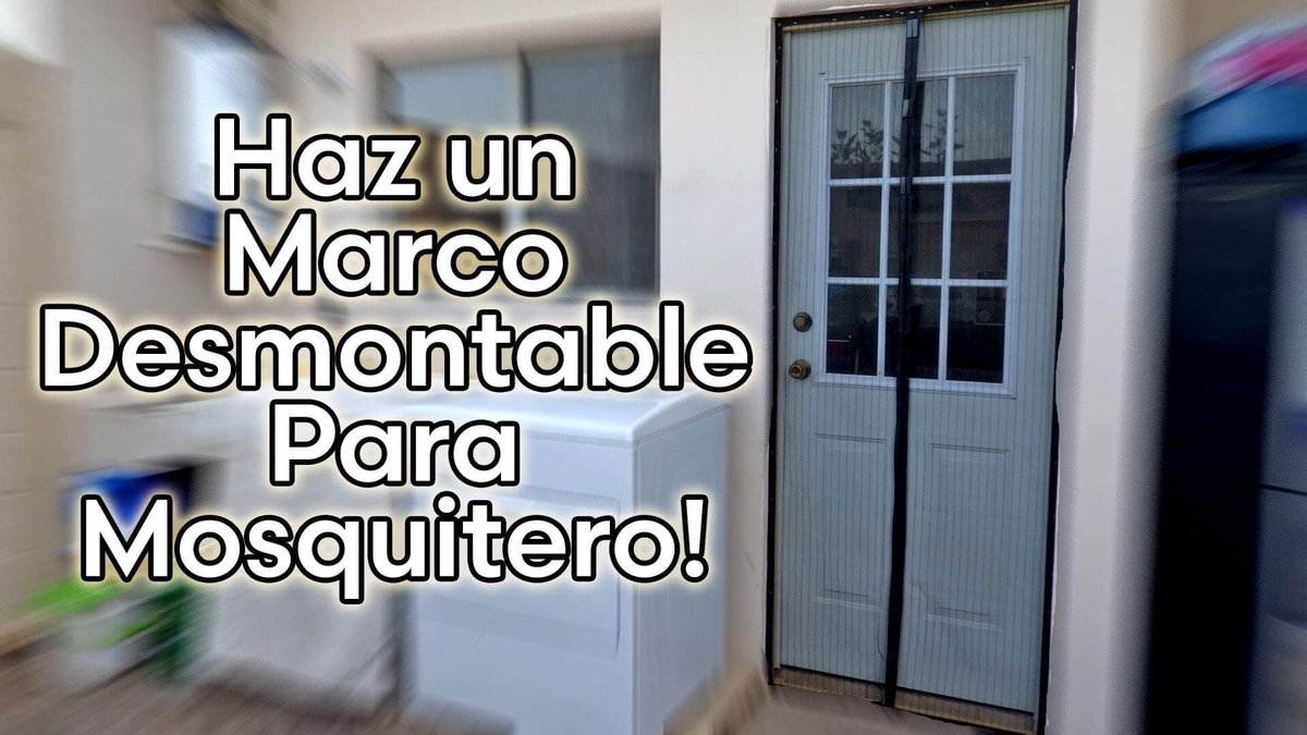 MrComoleHago's tweet photo. Chequen cómo hice este marco desmontable para poner este mosquitero magnético, de seguro les gustará, video:  https://t.co/LCCotcdGnM #comolehago #diy #lifehacks #consejos #marco #frame #removableframe #marcodesmontable #mosquitero #mosquitonet https://t.co/0KF22Lu7sT