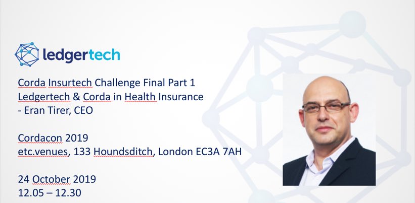 Join Ledgertech and our InsurTech winning solution at Cordacon 2019. See you there!
cordacon.com