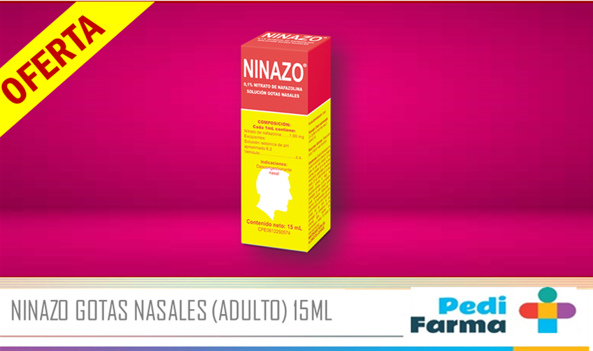 pedifarma's tweet photo. #NINAZO (Nafazolina) es un descongestionante nasal útil en el alivio de la congestión ocasionada por patologías como la gripe, resfrío, catarro, crisis alérgicas y sinusitis
#Pedifarma #Medicinas #Farmacia #Gotas #Congestion #Alergia #Tratamiento #Salud https://t.co/5uXNVYzKWs