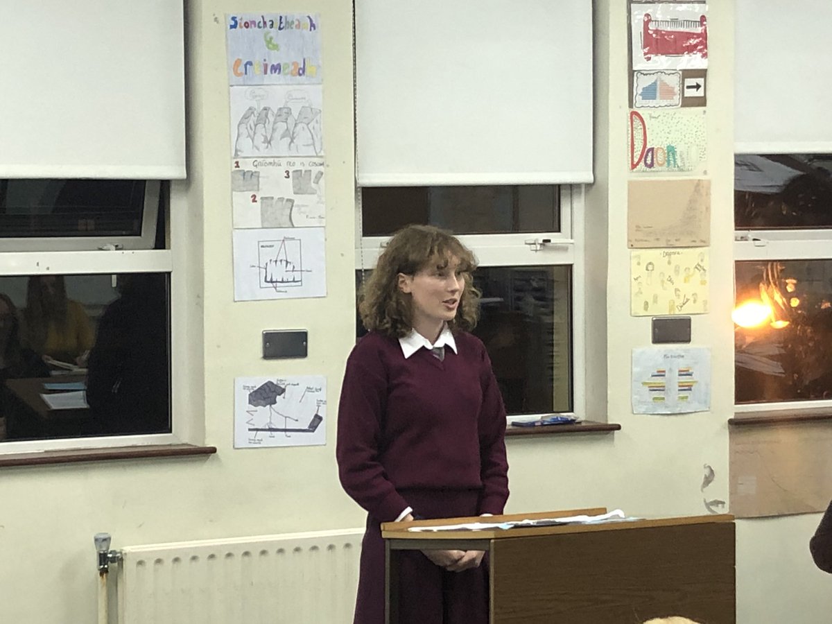 LHCDebating's tweet photo. Aoife, Aoife and Meabh make strong arguments in favour of the tonight’s motion that Ending World Hunger by 2030 is beyond our reach @ConcernDebates https://t.co/bPkkPHDZXw