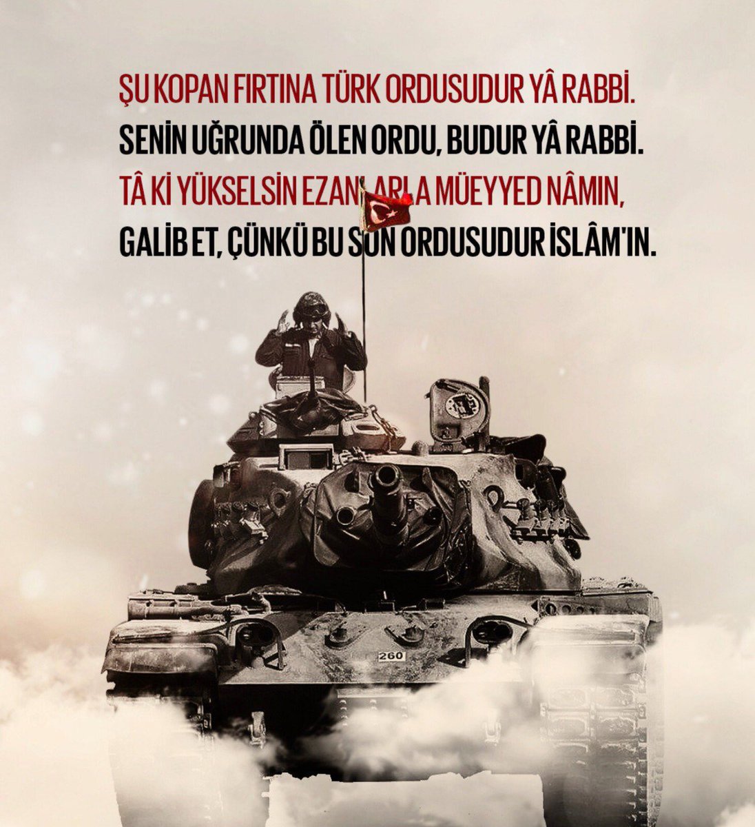 mehmetaktas023's tweet photo. Vatanı ve milleti için hiç bir fedakarlıktan kaçınmayan, amacı barışı ve güveni sağlamak olan, tarihi şan ve şerefle dolu Kahraman Türk Ordusu! Cenab-ı Hakk muzaffer eylesin. Bu kutlu görevinizde kalbimiz ve dualarımız sizlerle...

#BarışPınarıHarekati https://t.co/CL5x1USUQ3