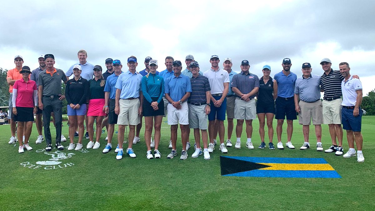 GolfChannel's tweet photo. From just an idea to hitting their $1M goal and then some 👏🏼
Our @RexHoggardGC details the incredible efforts and outcome of the #BahamasStrongProAm: https://t.co/1DfrP7nuNa https://t.co/nN4jpiUPJy