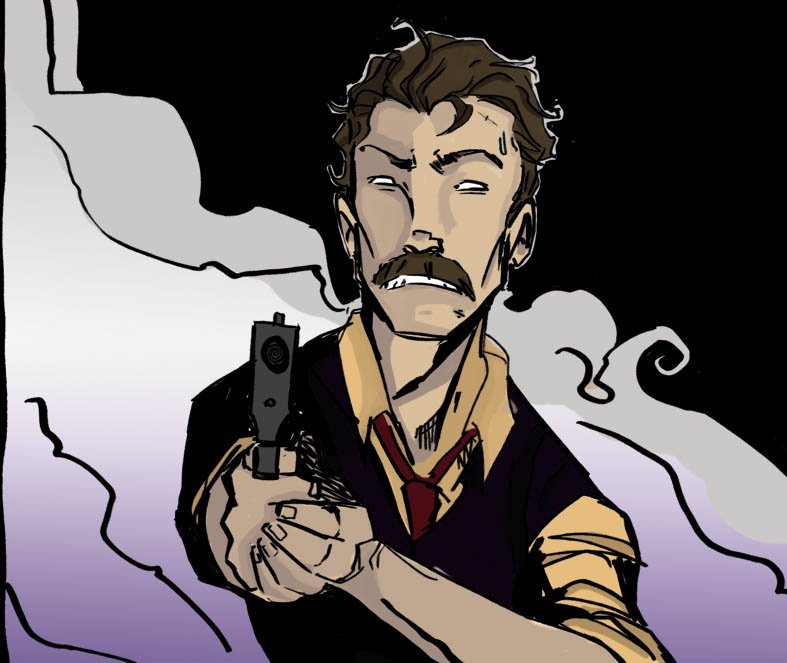 covenantofarca1's tweet photo. Currently working on some possible #sticker designs for @ThoughtBubbleUK in November. My favorite is Agent Taylor with the asexual flag made out of the smoke. Characters designed by @Matt_Lankie_F & @Stuckinawall
#butcherwithasmile #Case78 https://t.co/e7w7TVIjv9