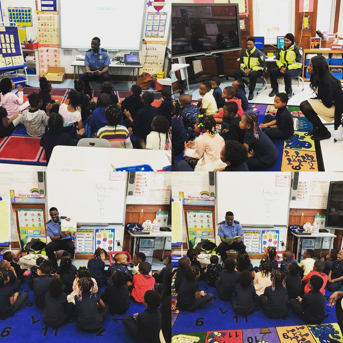 6DCOC's tweet photo. 6D Outreach officers and cadets reading to the students of Anne Beers Elementary https://t.co/D6VDVg8D5s