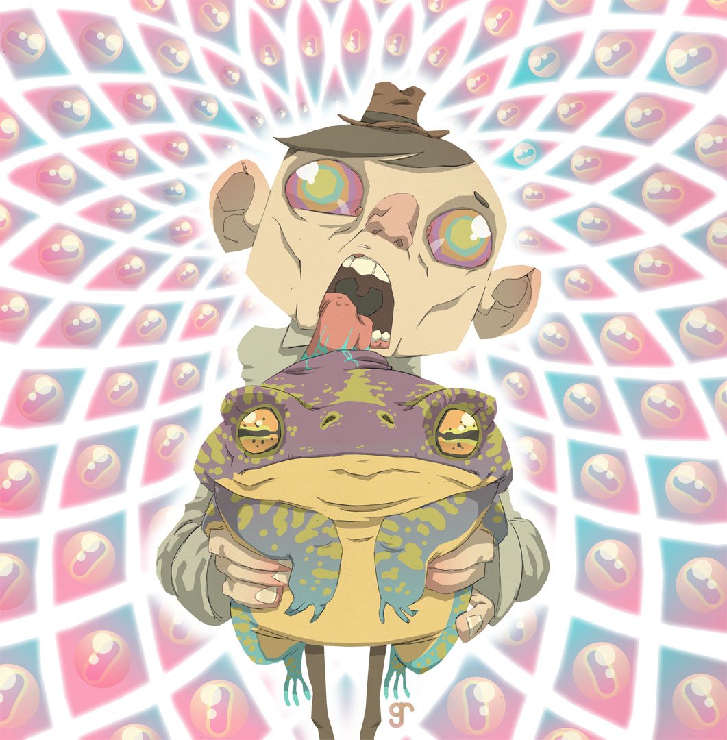 greigrapson's tweet photo. how many licks does it take to get to the center of consciousness?
for the jimbobdrawingshow challenge on instagram https://t.co/tGVOqTWxfs
prompt: "awesome frog" https://t.co/qYIgAR3Jgk